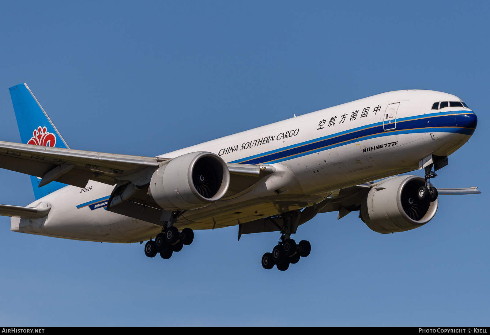 Aircraft Photo of B-2028 | Boeing 777-F1B | China Southern Airlines Cargo | AirHistory.net #248593