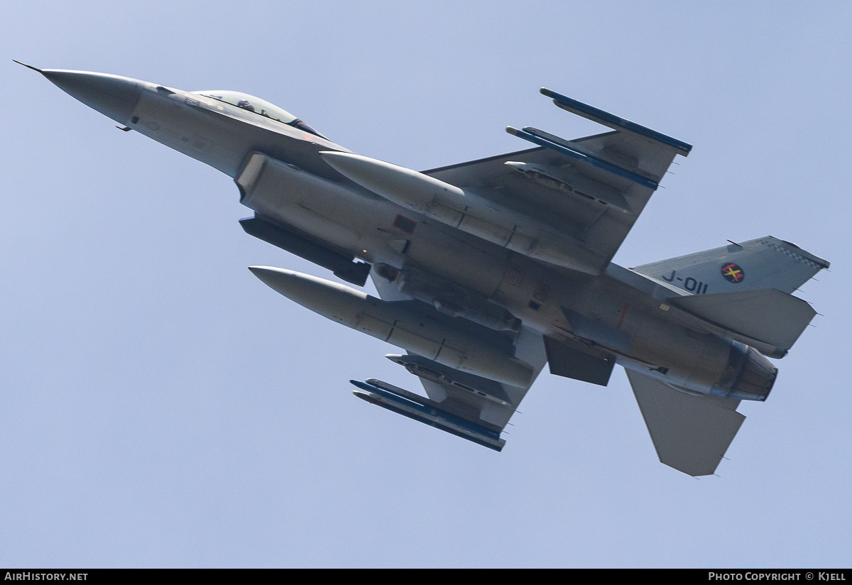 Aircraft Photo of J-011 | General Dynamics F-16AM Fighting Falcon | Netherlands - Air Force | AirHistory.net #248607