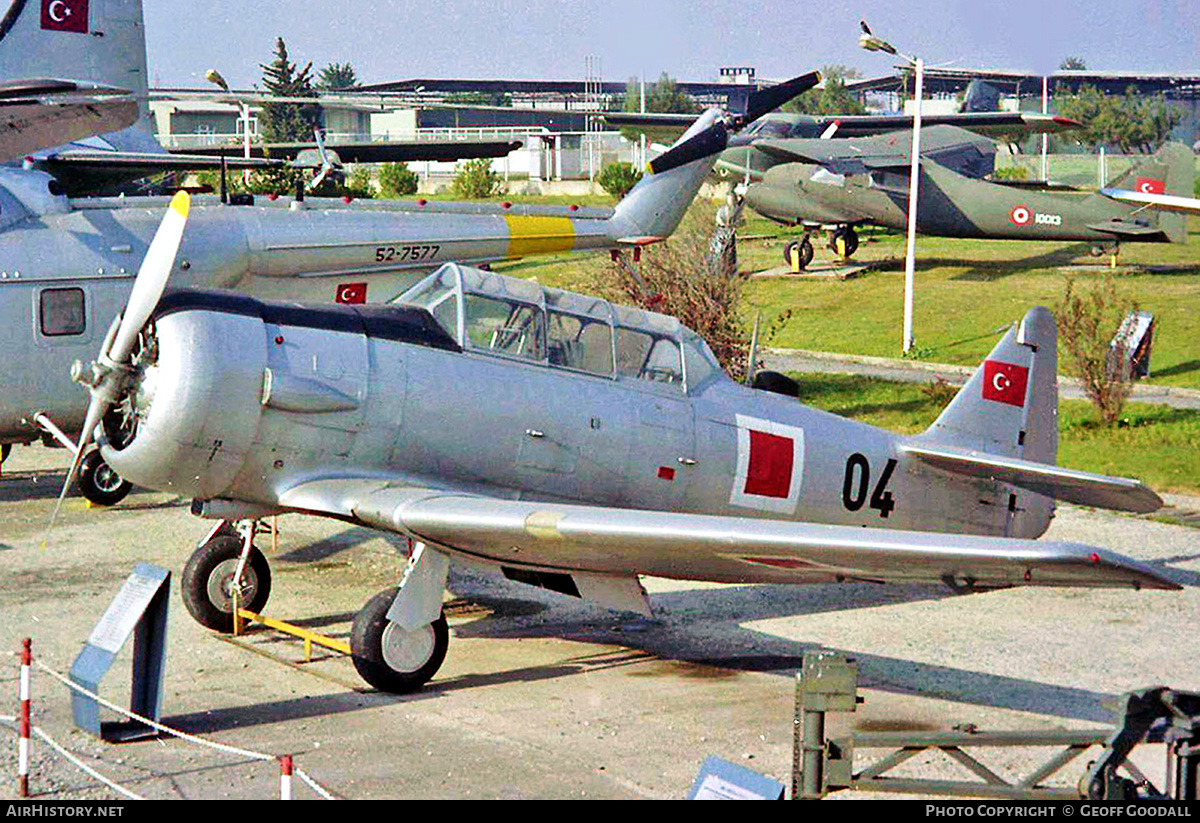 Aircraft Photo of 04 | North American T-6G Texan | Turkey - Air Force | AirHistory.net #248616