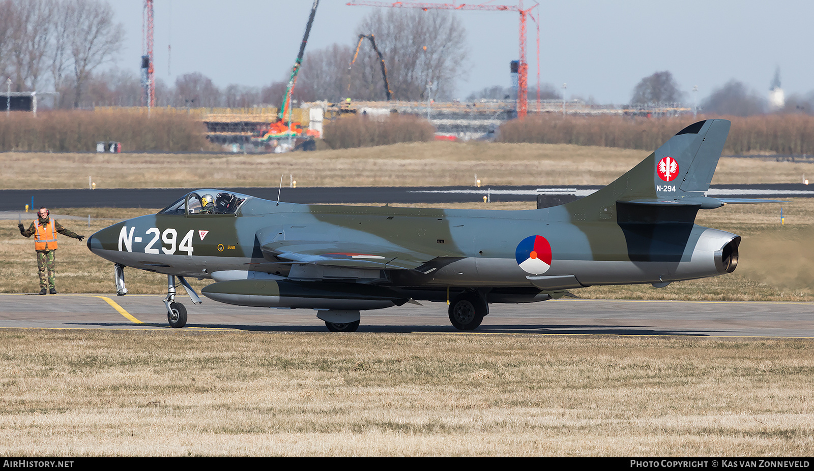 Aircraft Photo of G-KAXF / N-294 | Hawker Hunter F6A | Netherlands - Air Force | AirHistory.net #248627