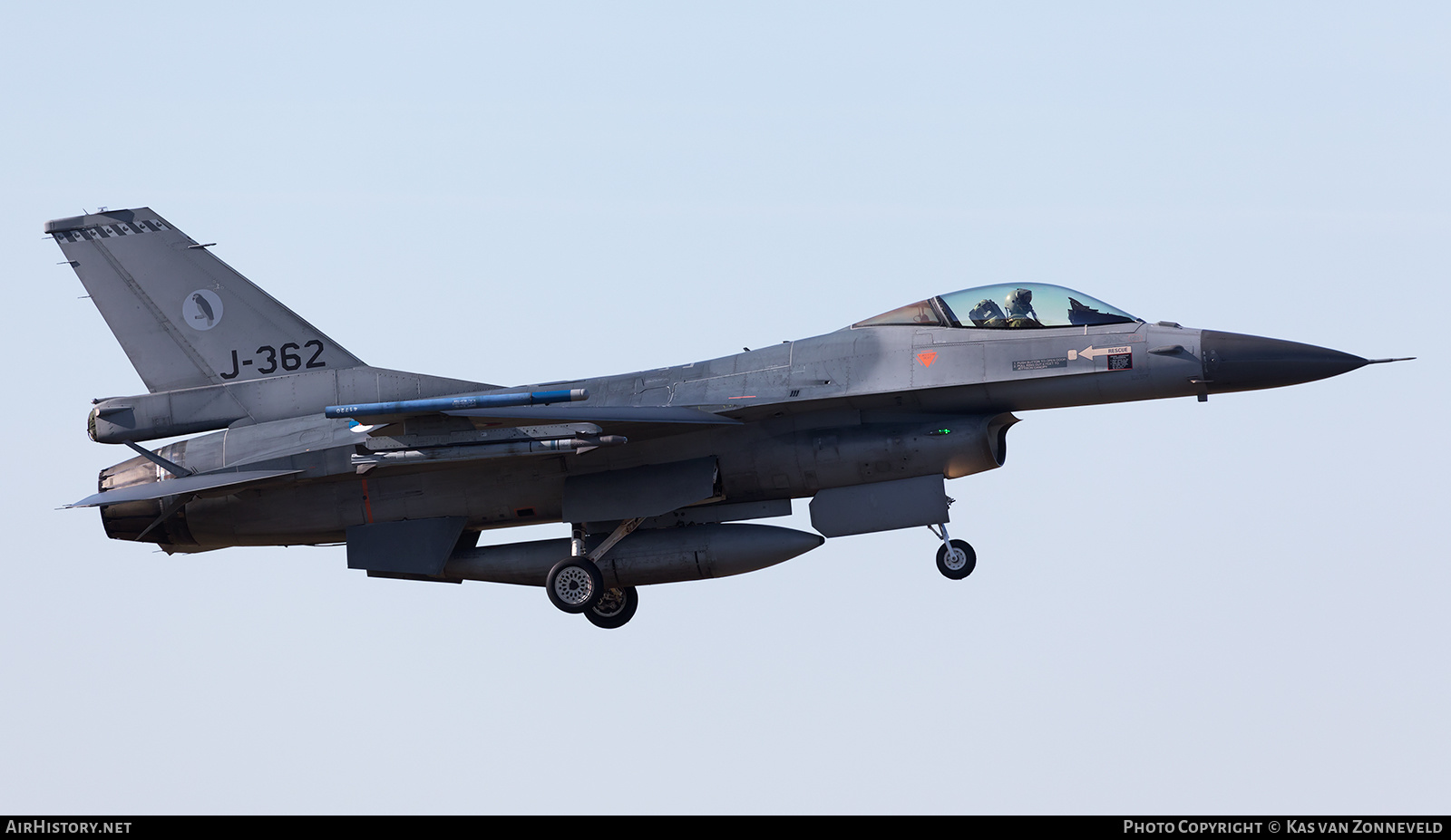Aircraft Photo of J-362 | General Dynamics F-16AM Fighting Falcon | Netherlands - Air Force | AirHistory.net #248633