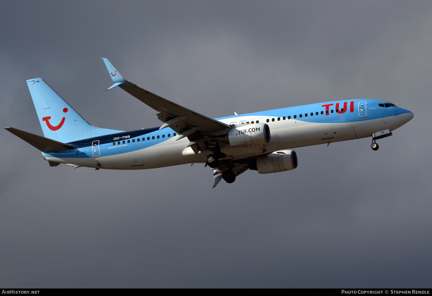 Aircraft Photo of OO-TNB | Boeing 737-8K5 | TUI | AirHistory.net #248663