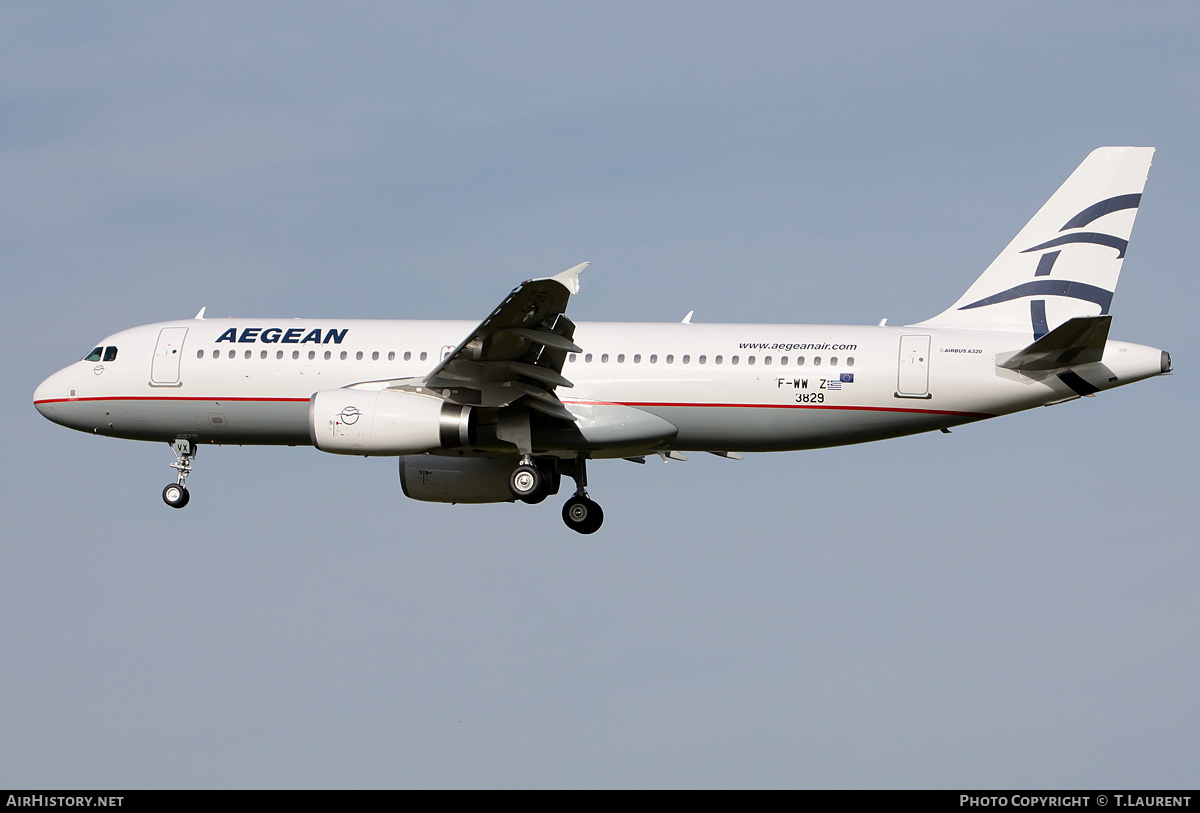 Aircraft Photo of F-WWIZ | Airbus A320-232 | Aegean Airlines | AirHistory.net #248676