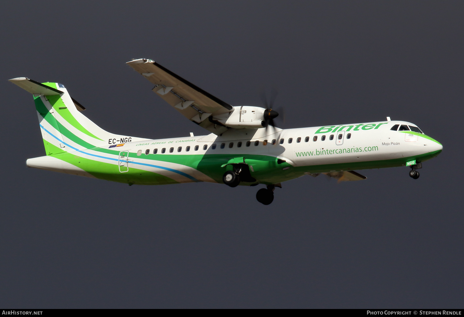 Aircraft Photo of EC-NGG | ATR ATR-72-600 (ATR-72-212A) | Binter Canarias | AirHistory.net #248681