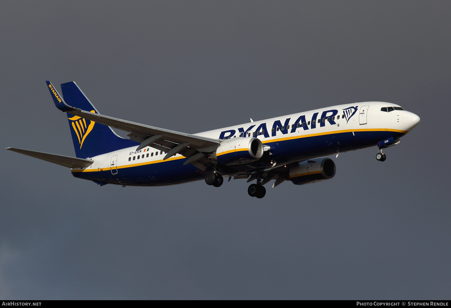 Aircraft Photo of EI-EKN | Boeing 737-8AS | Ryanair | AirHistory.net #248683