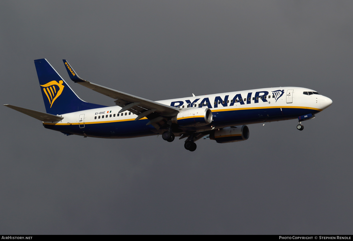 Aircraft Photo of EI-EKE | Boeing 737-8AS | Ryanair | AirHistory.net #248684