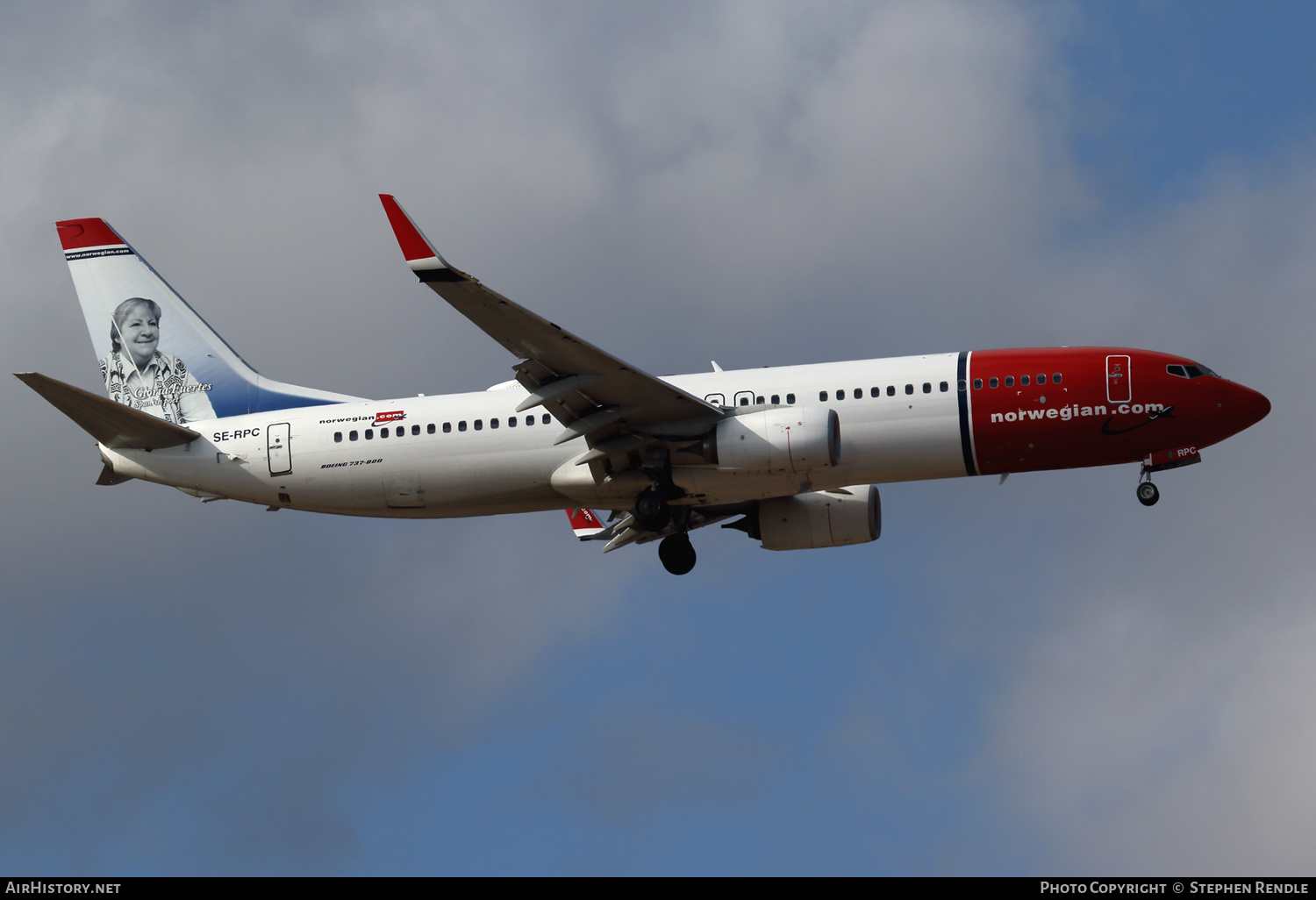 Aircraft Photo of SE-RPC | Boeing 737-800 | Norwegian | AirHistory.net #248686