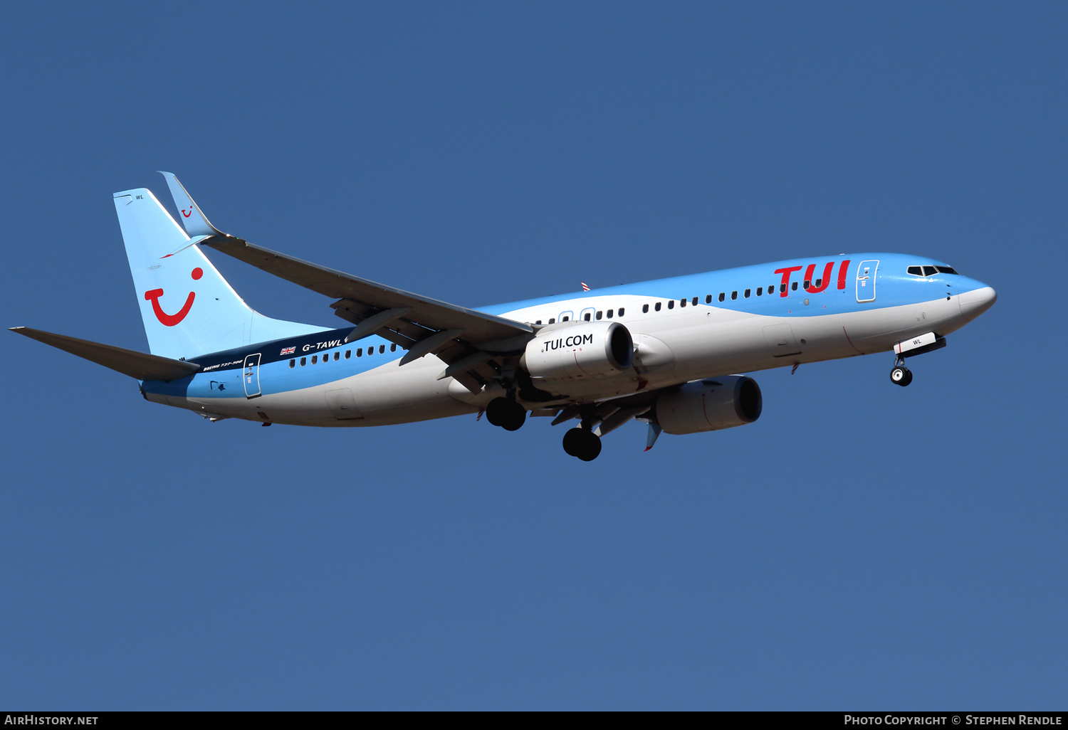 Aircraft Photo of G-TAWL | Boeing 737-8K5 | TUI | AirHistory.net #248687