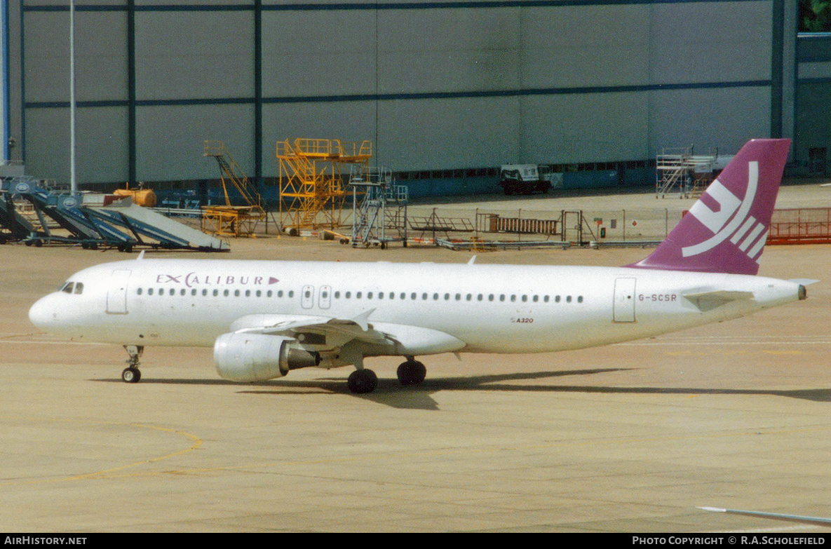 Aircraft Photo of G-SCSR | Airbus A320-212 | Excalibur | AirHistory.net #248693