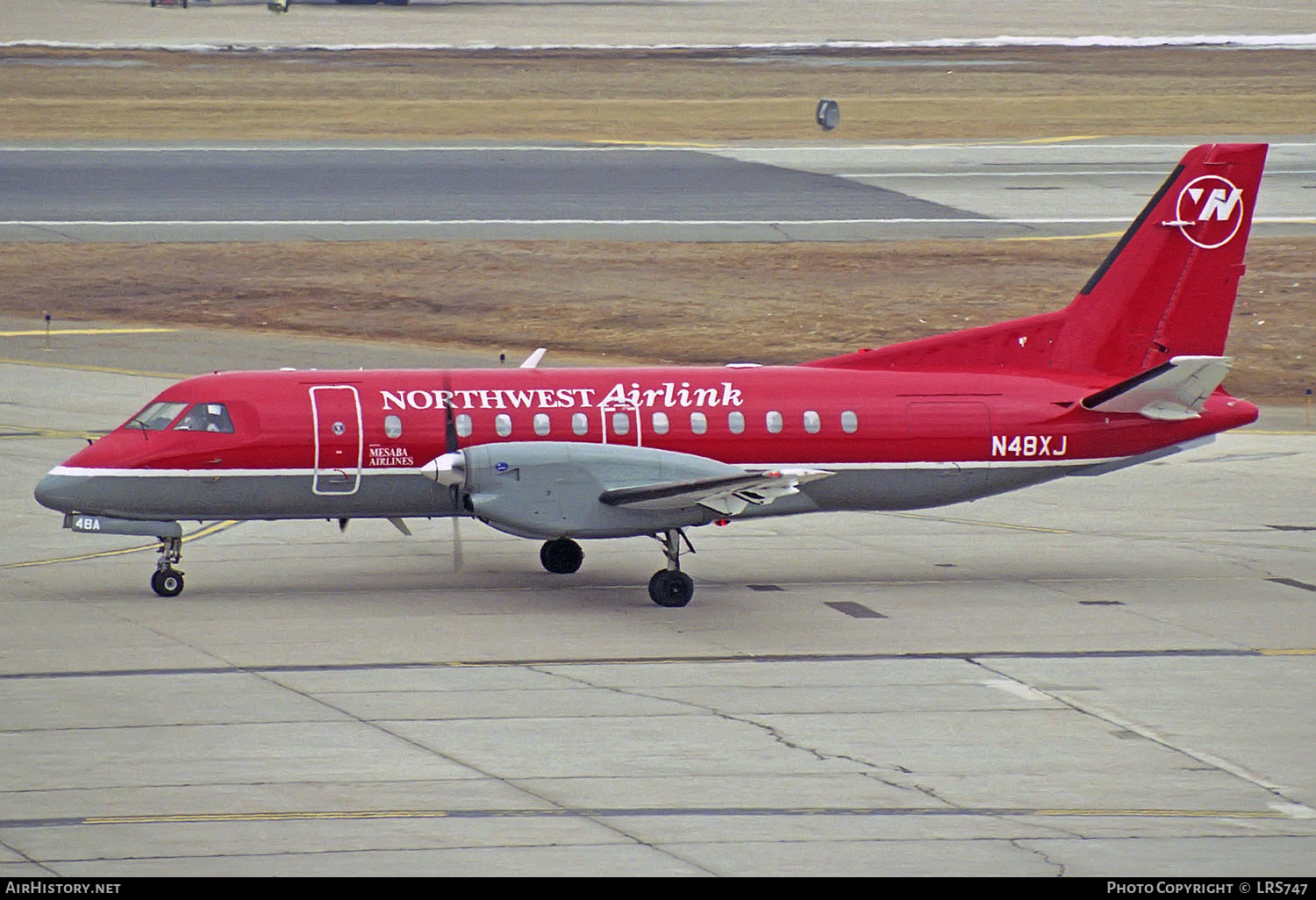 Aircraft Photo of N48XJ | Saab-Fairchild SF-340A | Northwest Airlink | AirHistory.net #248694