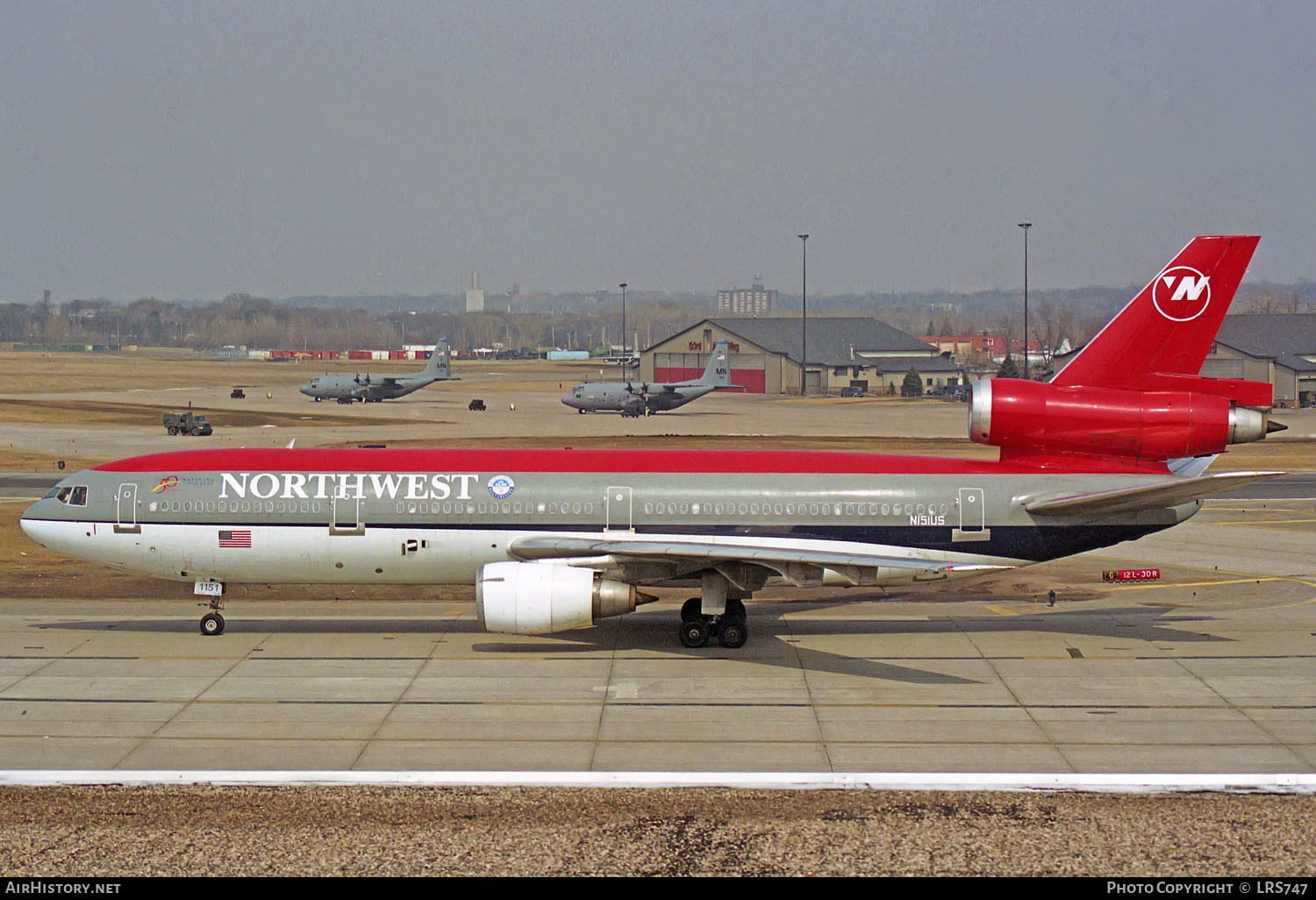 Aircraft Photo of N151US | McDonnell Douglas DC-10-40 | Northwest Airlines | AirHistory.net #248697