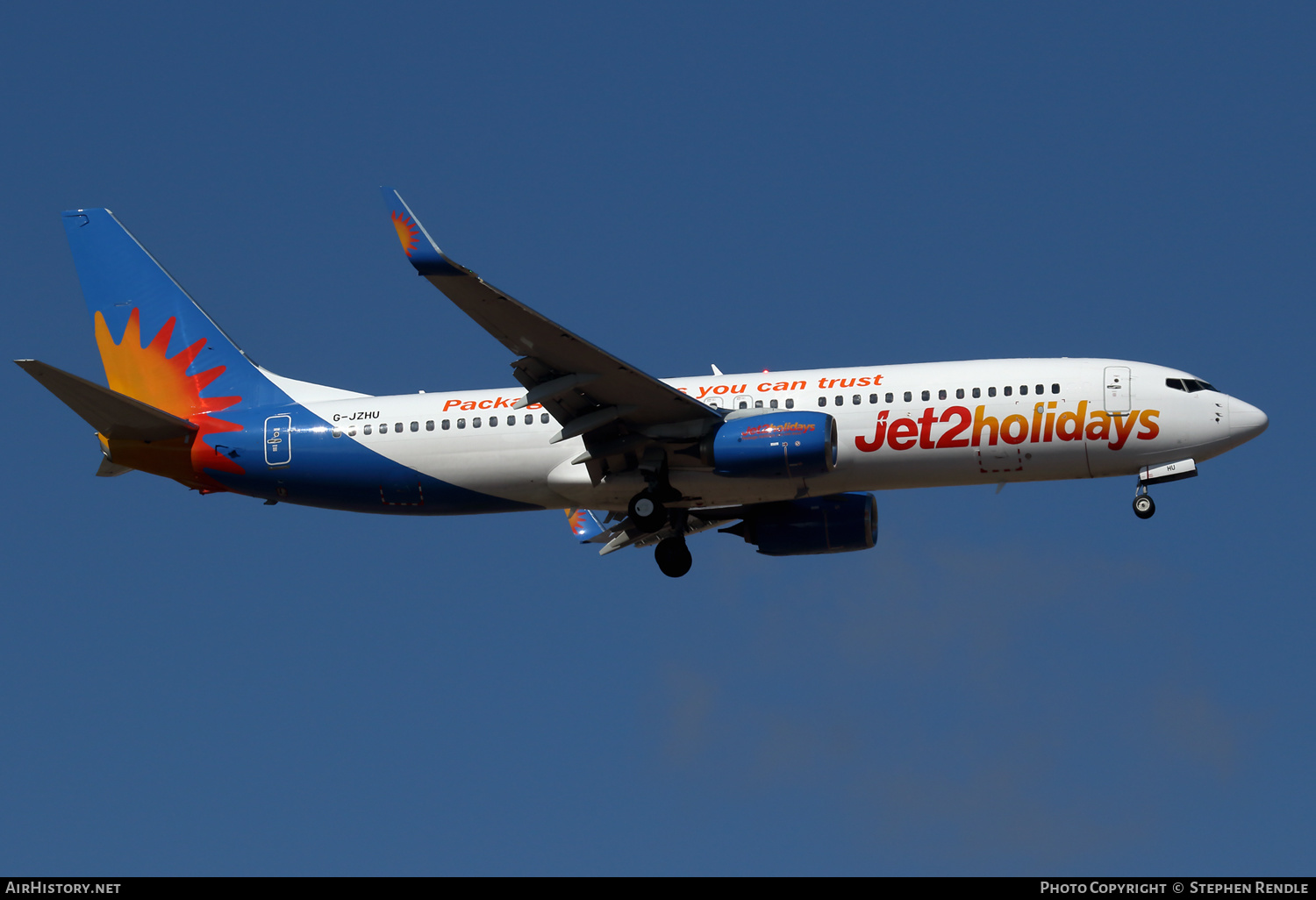 Aircraft Photo of G-JZHU | Boeing 737-800 | Jet2 Holidays | AirHistory.net #248710