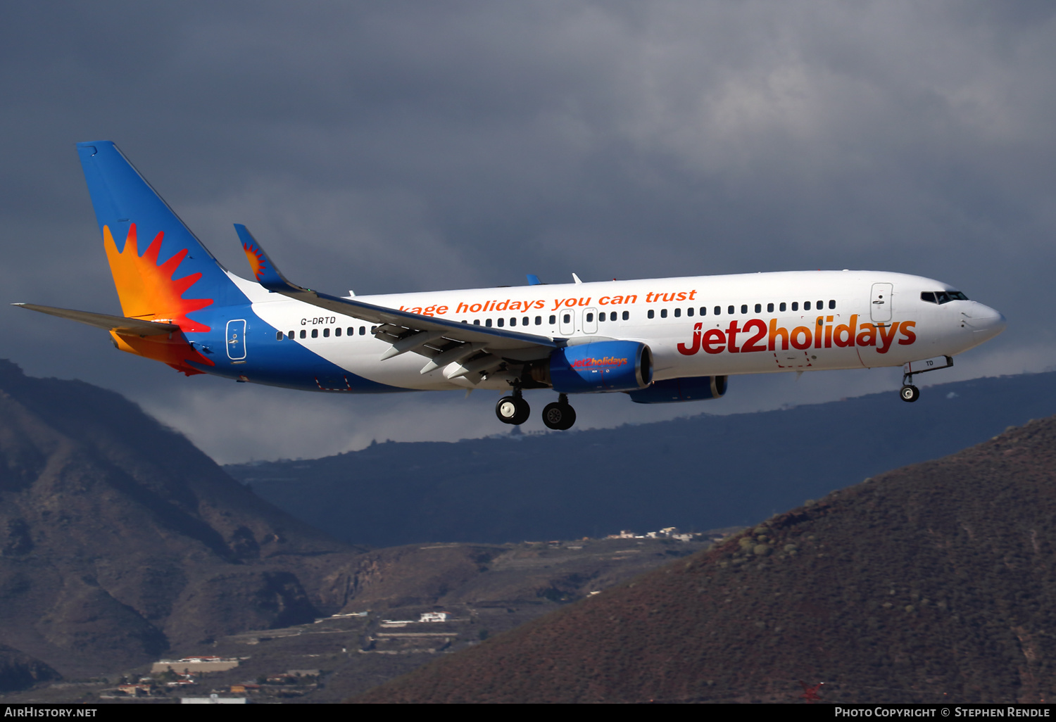 Aircraft Photo of G-DRTD | Boeing 737-808 | Jet2 Holidays | AirHistory.net #248722