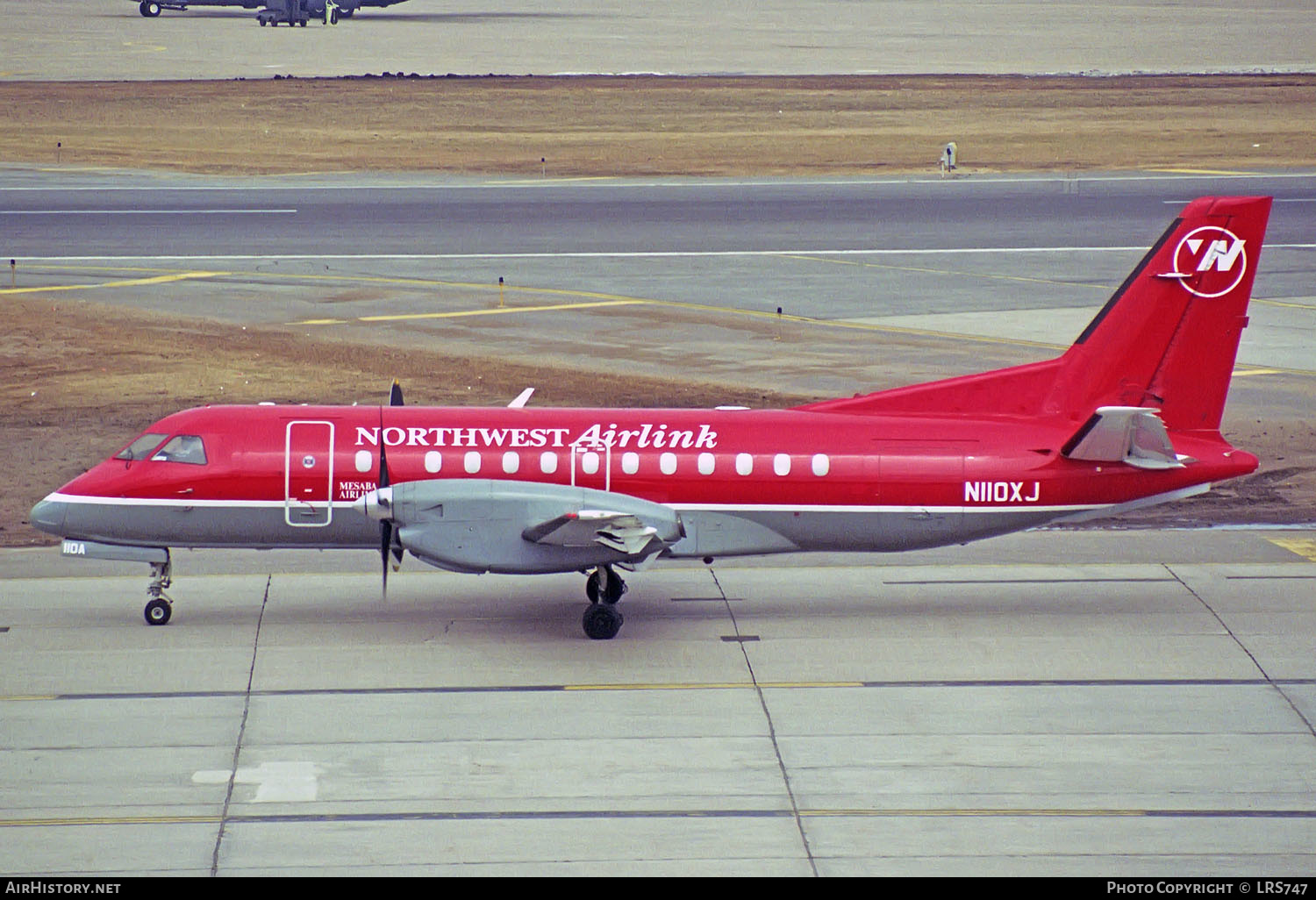 Aircraft Photo of N110XJ | Saab 340A | Northwest Airlink | AirHistory.net #248730
