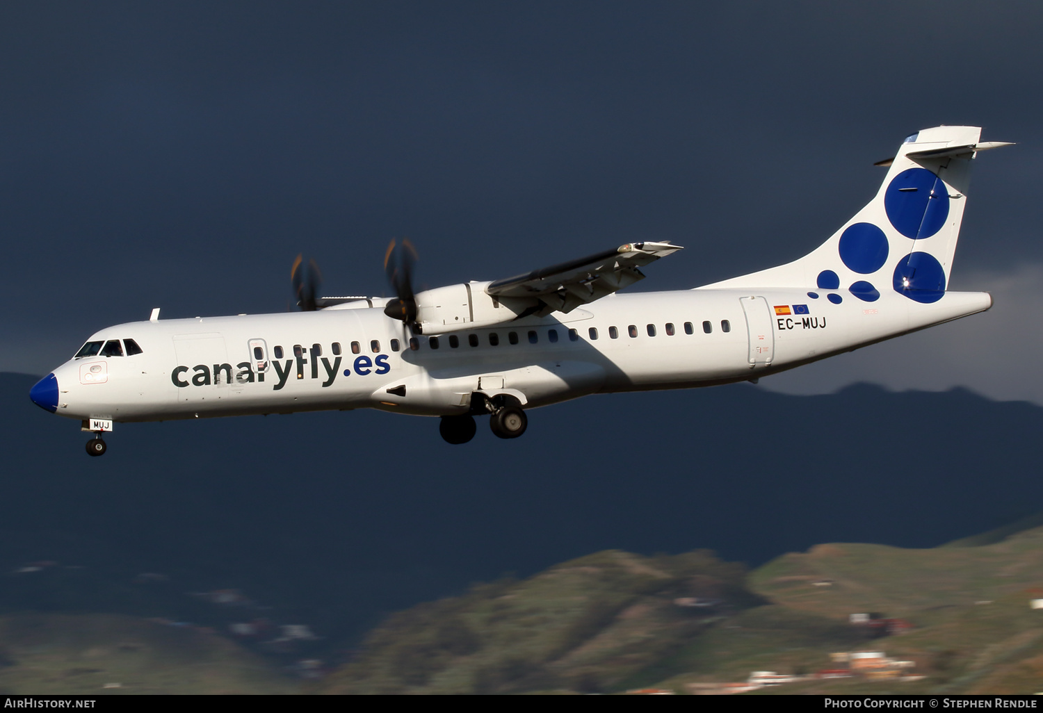Aircraft Photo of EC-MUJ | ATR ATR-72-500 (ATR-72-212A) | Canaryfly | AirHistory.net #248754