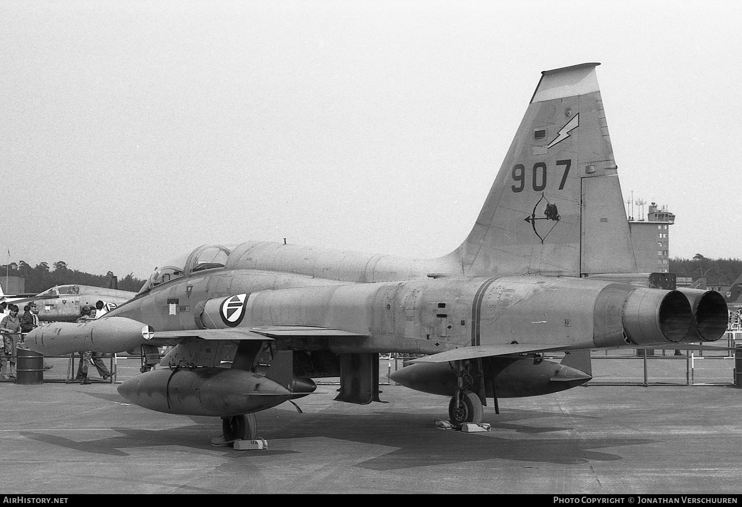 Aircraft Photo of 907 | Northrop F-5B Freedom Fighter | Norway - Air Force | AirHistory.net #248794