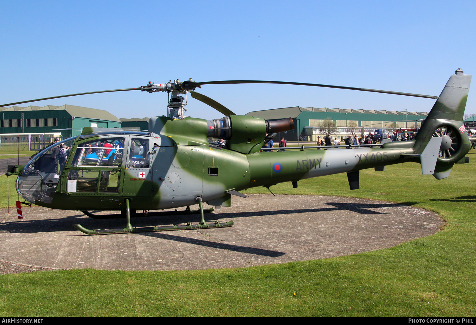 Aircraft Photo of XX405 | Aerospatiale SA-341B Gazelle AH1 | UK - Army | AirHistory.net #248850