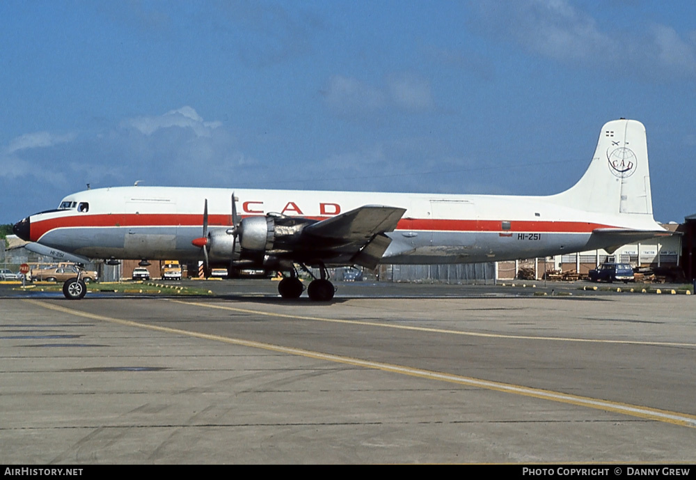 Aircraft Photo of HI-251 | Douglas DC-6A | CAD - Carga Aérea Dominicana | AirHistory.net #248869