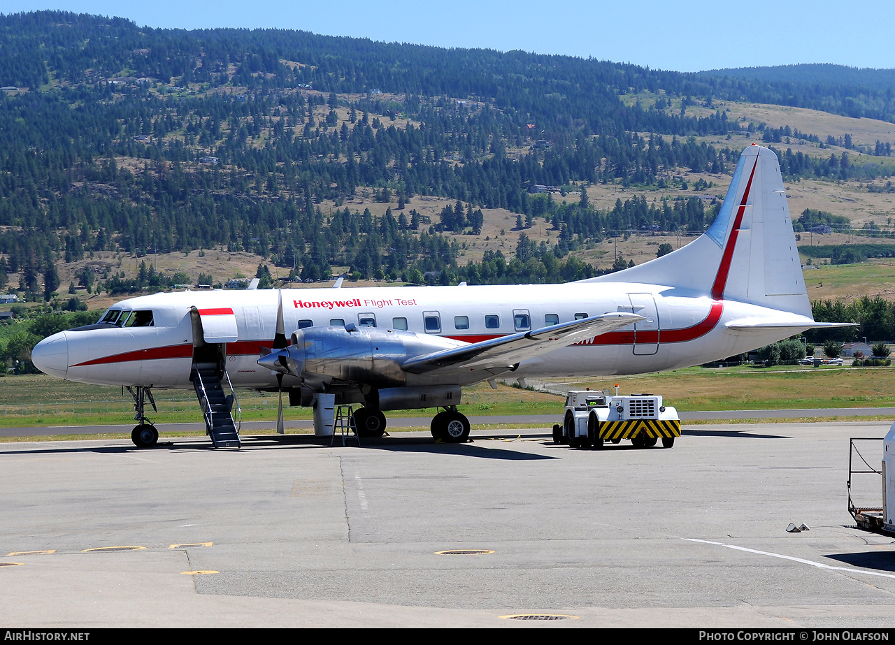 Aircraft Photo of N580HW | Convair 580 | Honeywell Flight Test | AirHistory.net #248898