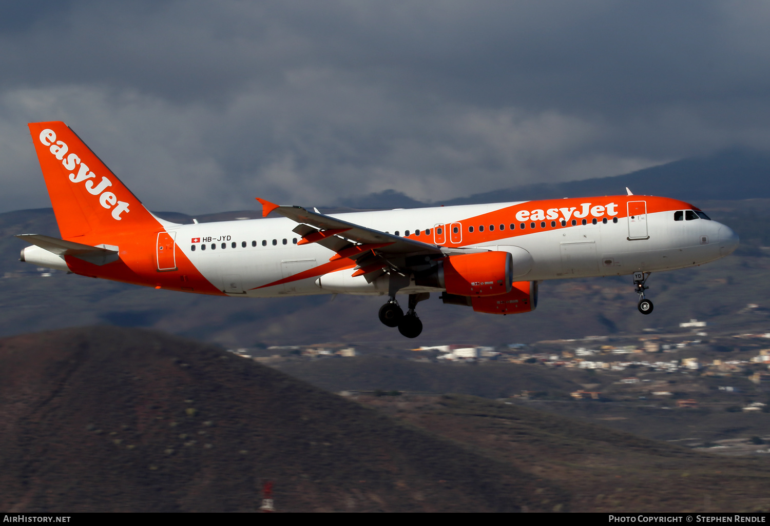 Aircraft Photo of HB-JYD | Airbus A320-214 | EasyJet | AirHistory.net #248907