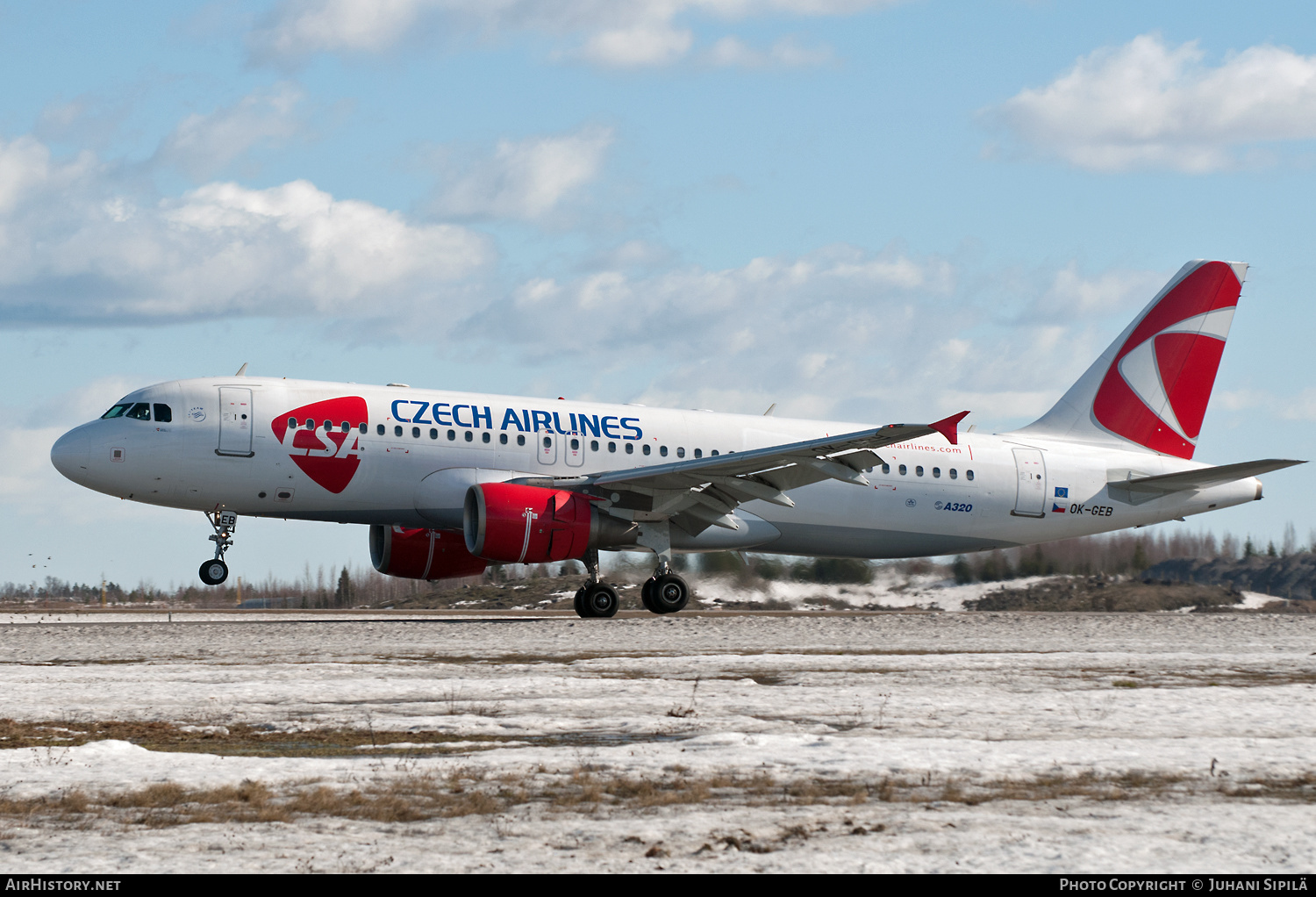 Aircraft Photo of OK-GEB | Airbus A320-214 | ČSA - Czech Airlines | AirHistory.net #248908