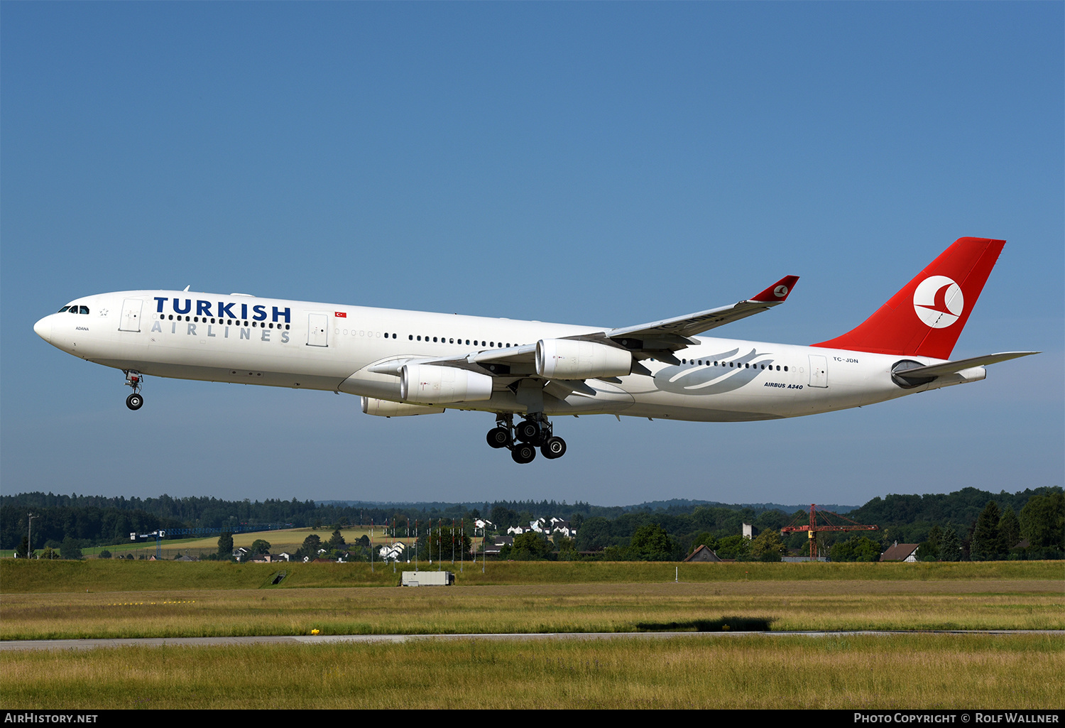 Aircraft Photo of TC-JDN | Airbus A340-313 | Turkish Airlines | AirHistory.net #248921