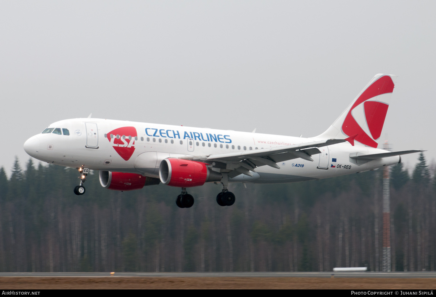 Aircraft Photo of OK-REQ | Airbus A319-112 | ČSA - Czech Airlines | AirHistory.net #248957