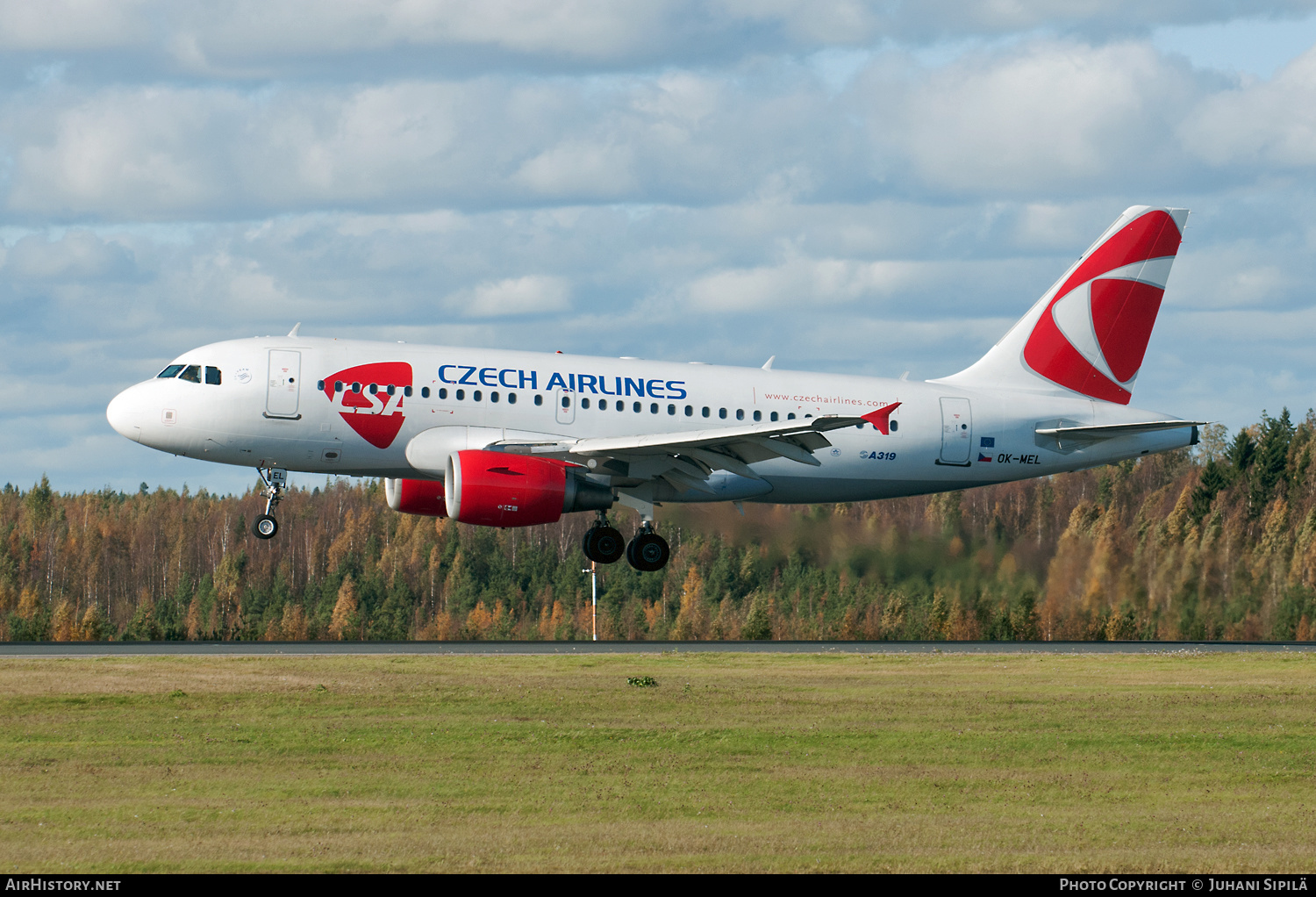 Aircraft Photo of OK-MEL | Airbus A319-112 | ČSA - Czech Airlines | AirHistory.net #248969