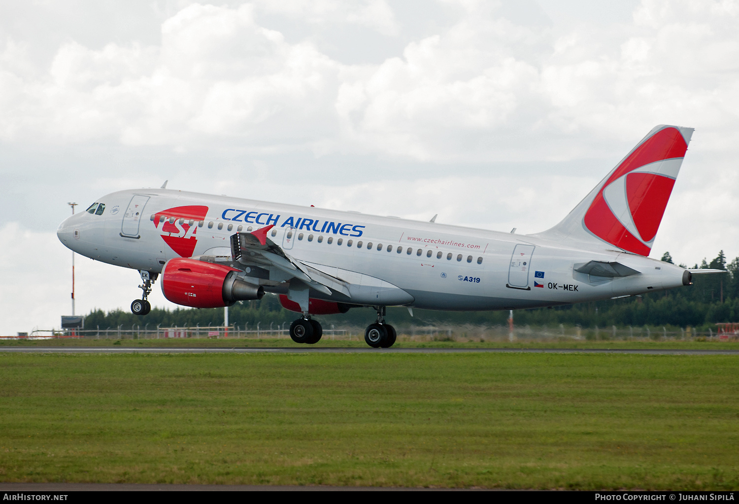 Aircraft Photo of OK-MEK | Airbus A319-112 | ČSA - Czech Airlines | AirHistory.net #248970