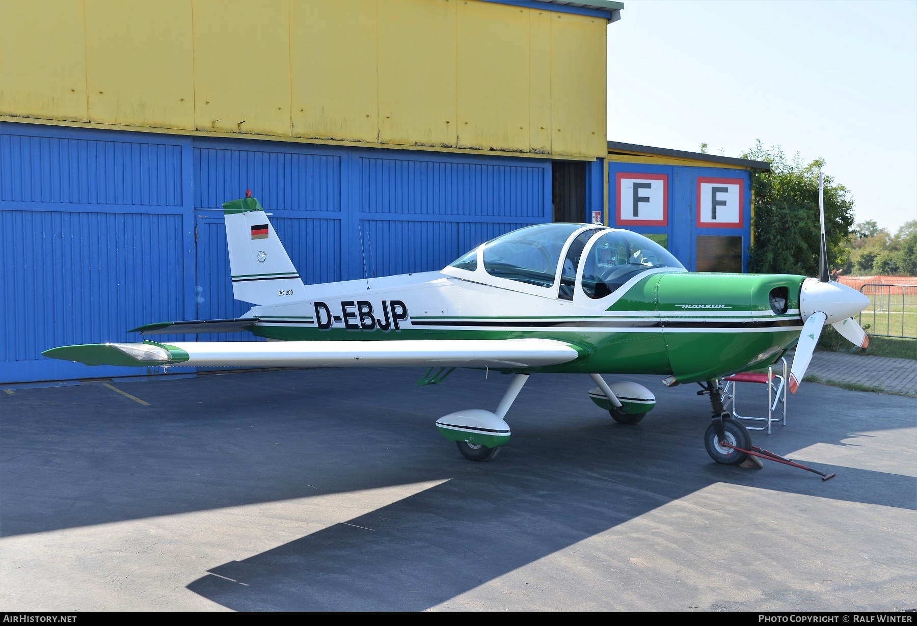 Aircraft Photo of D-EBJP | Bolkow BO-209 Monsun 160RV | AirHistory.net #248993