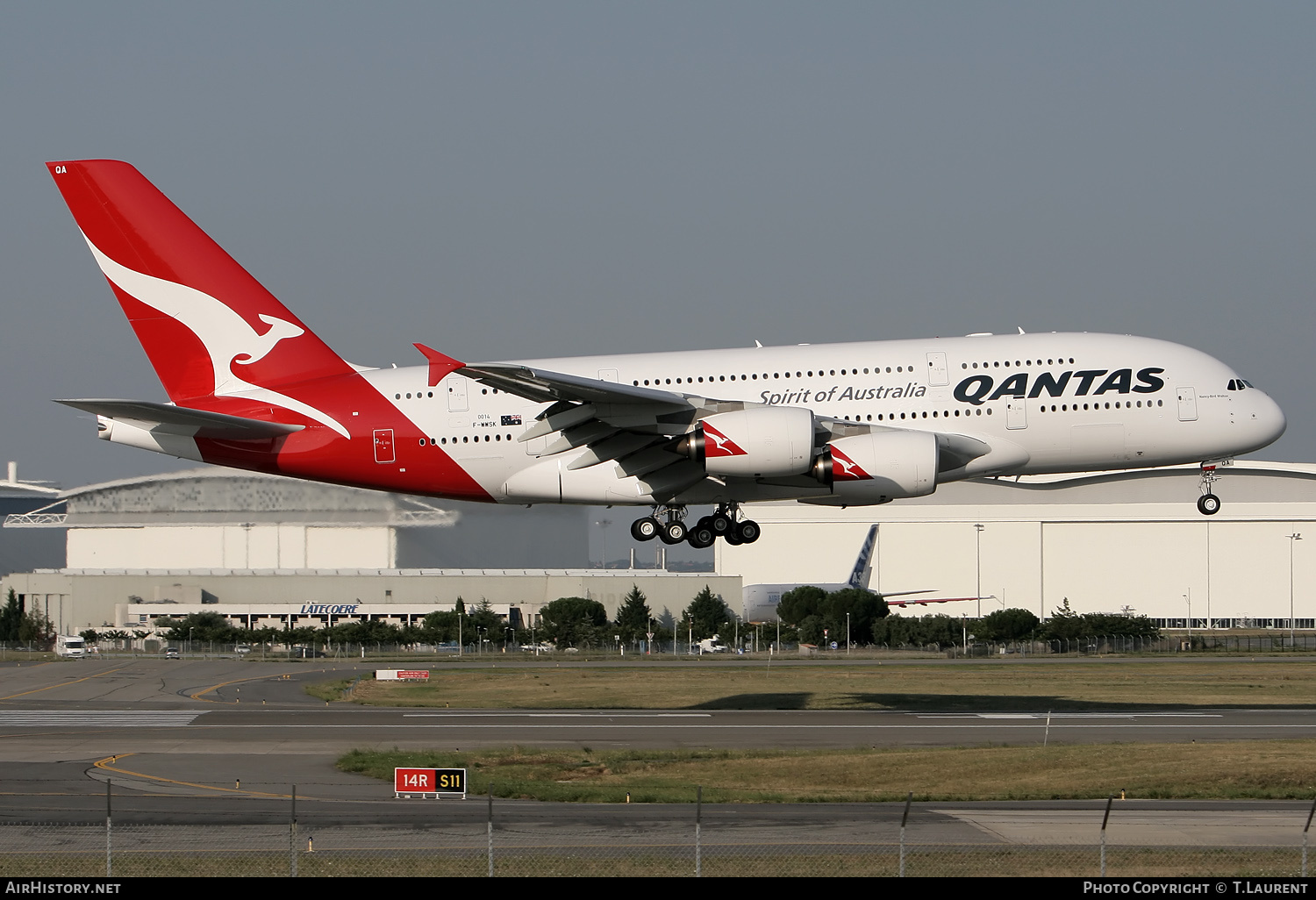 Aircraft Photo of F-WWSK | Airbus A380-842 | Qantas | AirHistory.net #249005