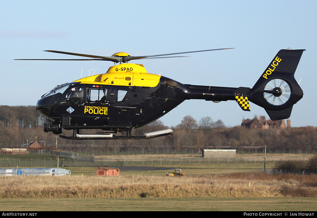 Aircraft Photo of G-SPAO | Eurocopter EC-135T-2+ | Strathclyde Police | AirHistory.net #249034