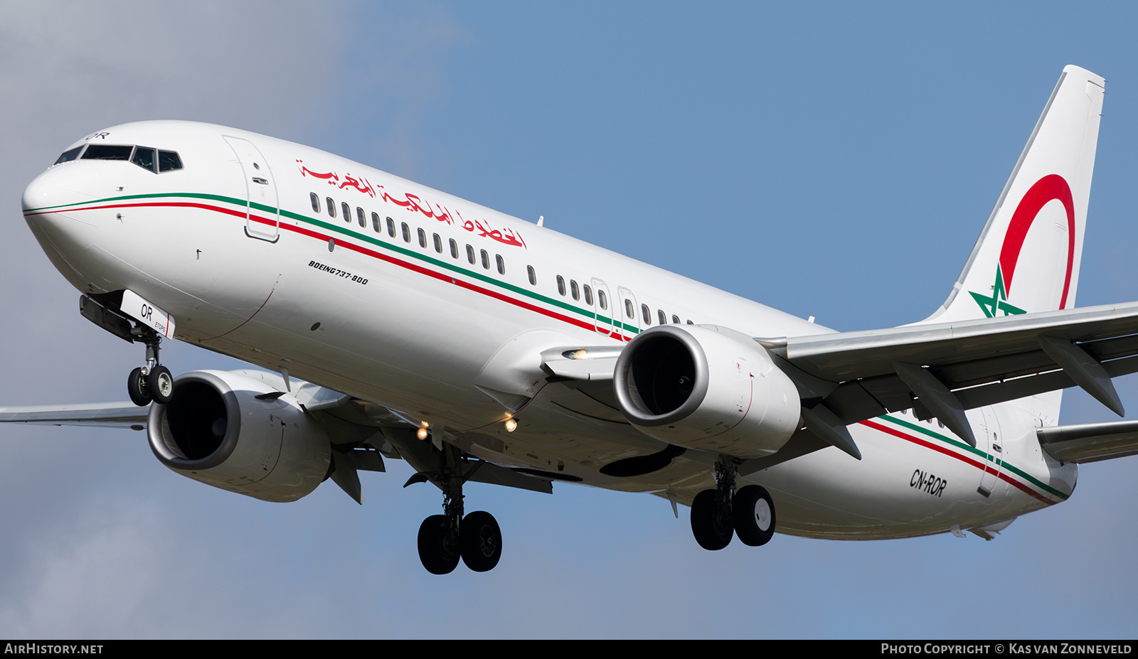 Aircraft Photo of CN-ROR | Boeing 737-8B6 | Royal Air Maroc - RAM | AirHistory.net #249059