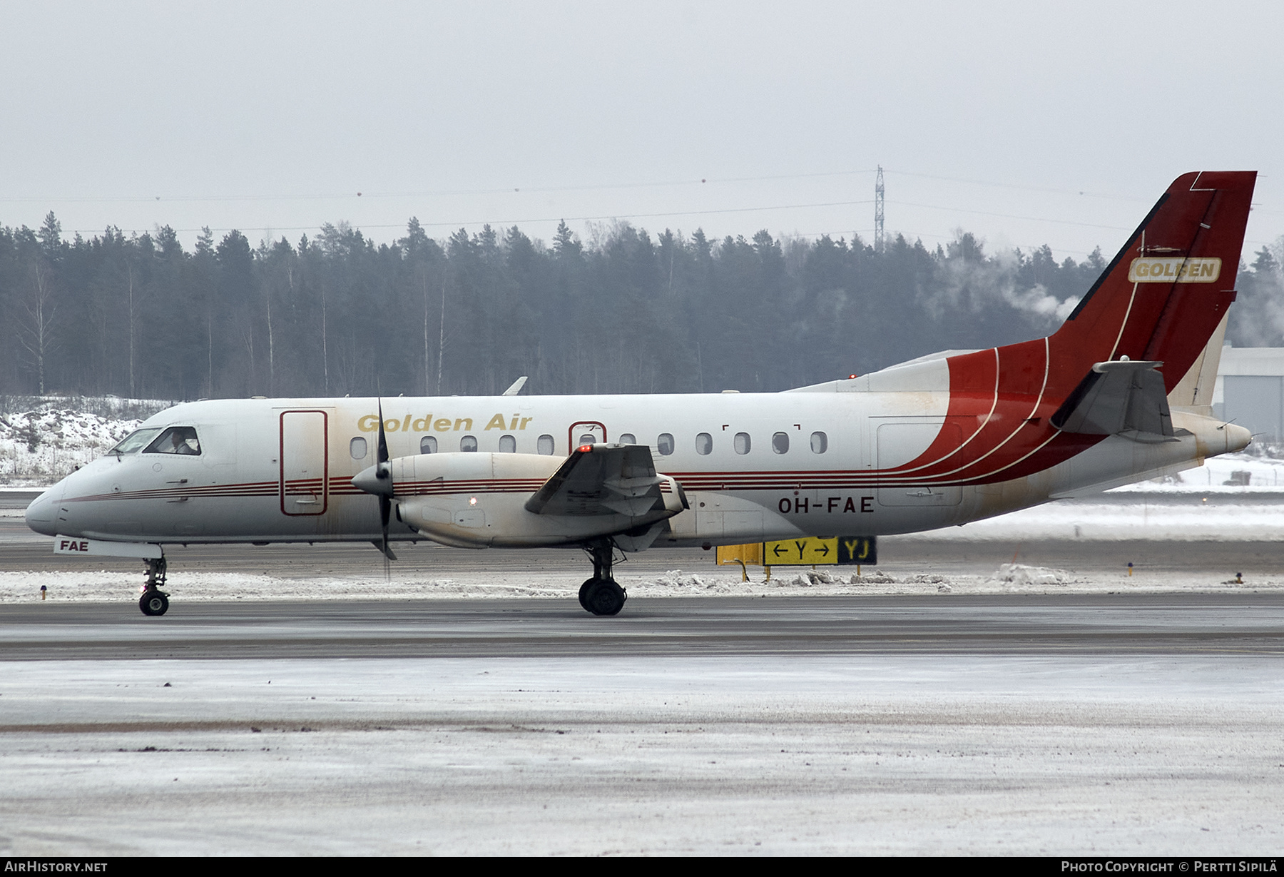 Aircraft Photo of OH-FAE | Saab 340A | Golden Air | AirHistory.net #249078