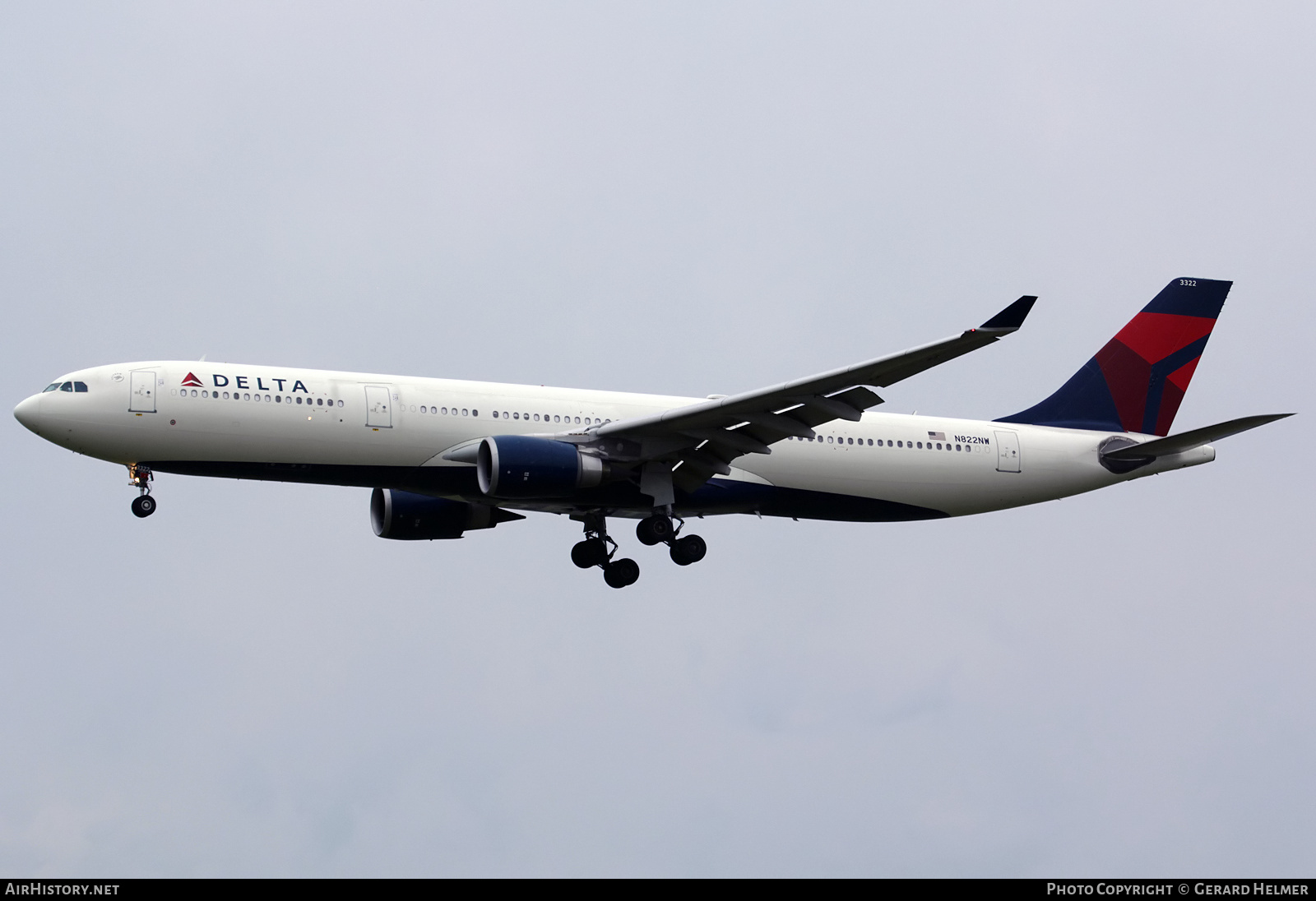Aircraft Photo of N822NW | Airbus A330-302 | Delta Air Lines | AirHistory.net #249086