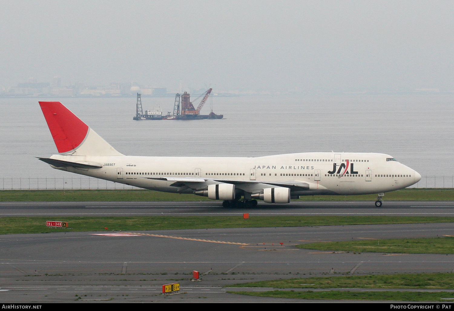 Aircraft Photo of JA8907 | Boeing 747-446D | Japan Airlines - JAL | AirHistory.net #249105