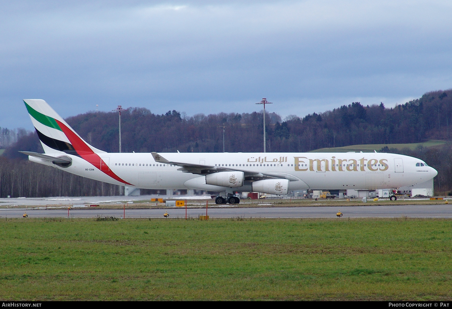 Aircraft Photo of A6-ERM | Airbus A340-313X | Emirates | AirHistory.net #249108