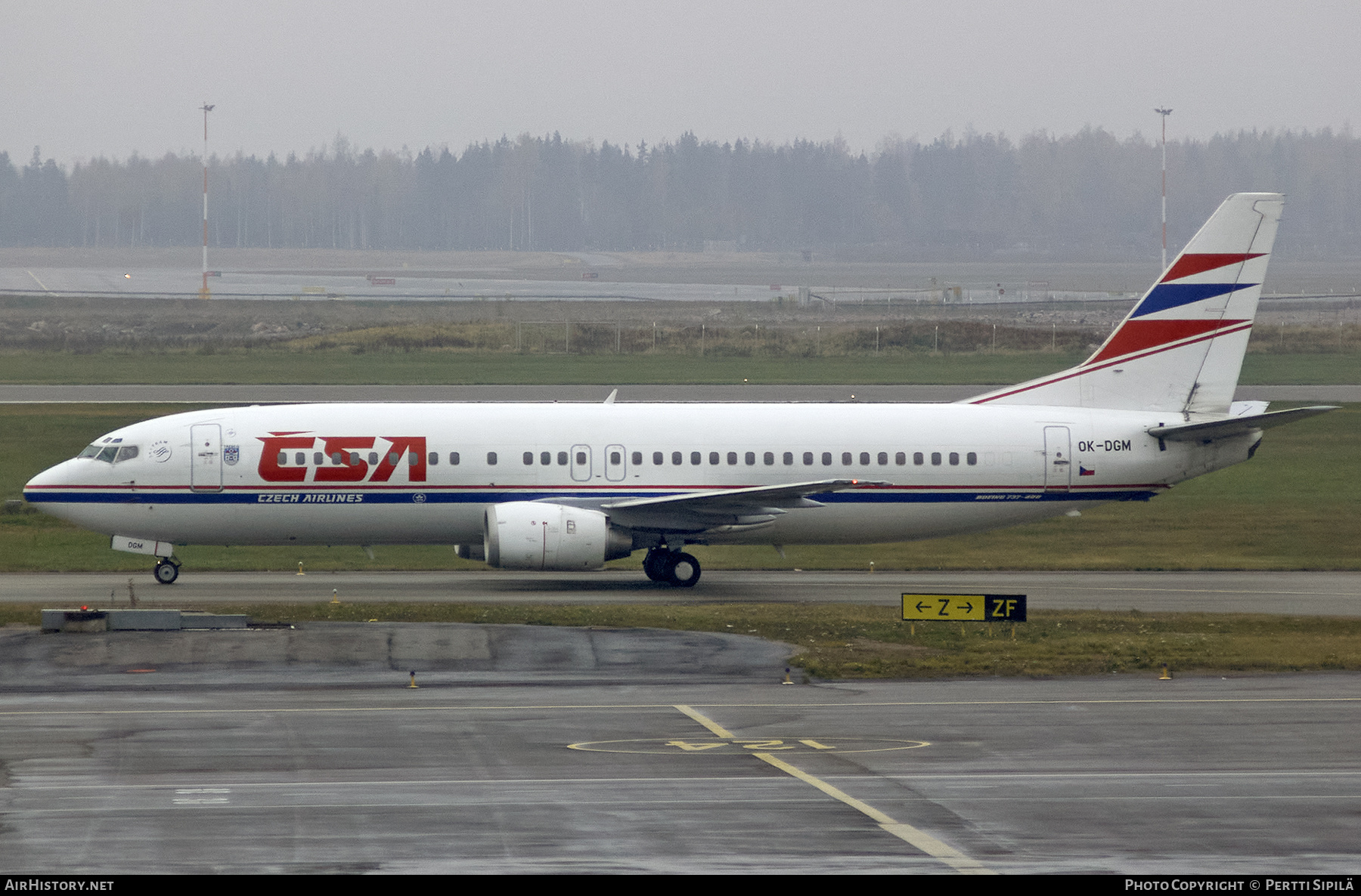 Aircraft Photo of OK-DGM | Boeing 737-45S | ČSA - Czech Airlines | AirHistory.net #249111