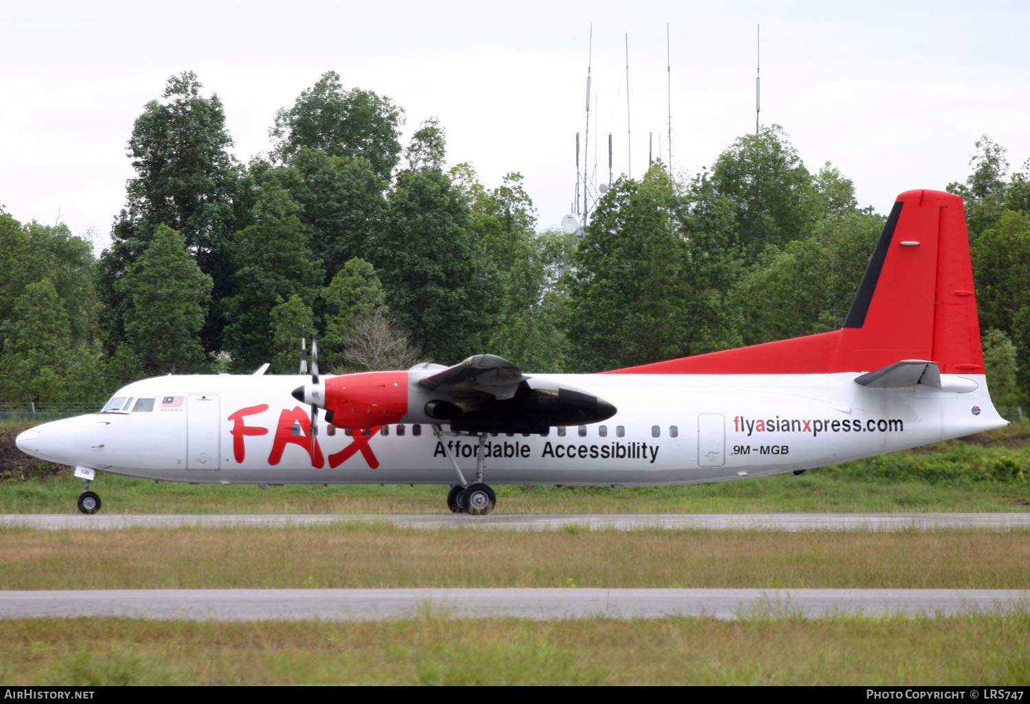 Aircraft Photo of 9M-MGB | Fokker 50 | Fly Asian Express - FAX | AirHistory.net #249134