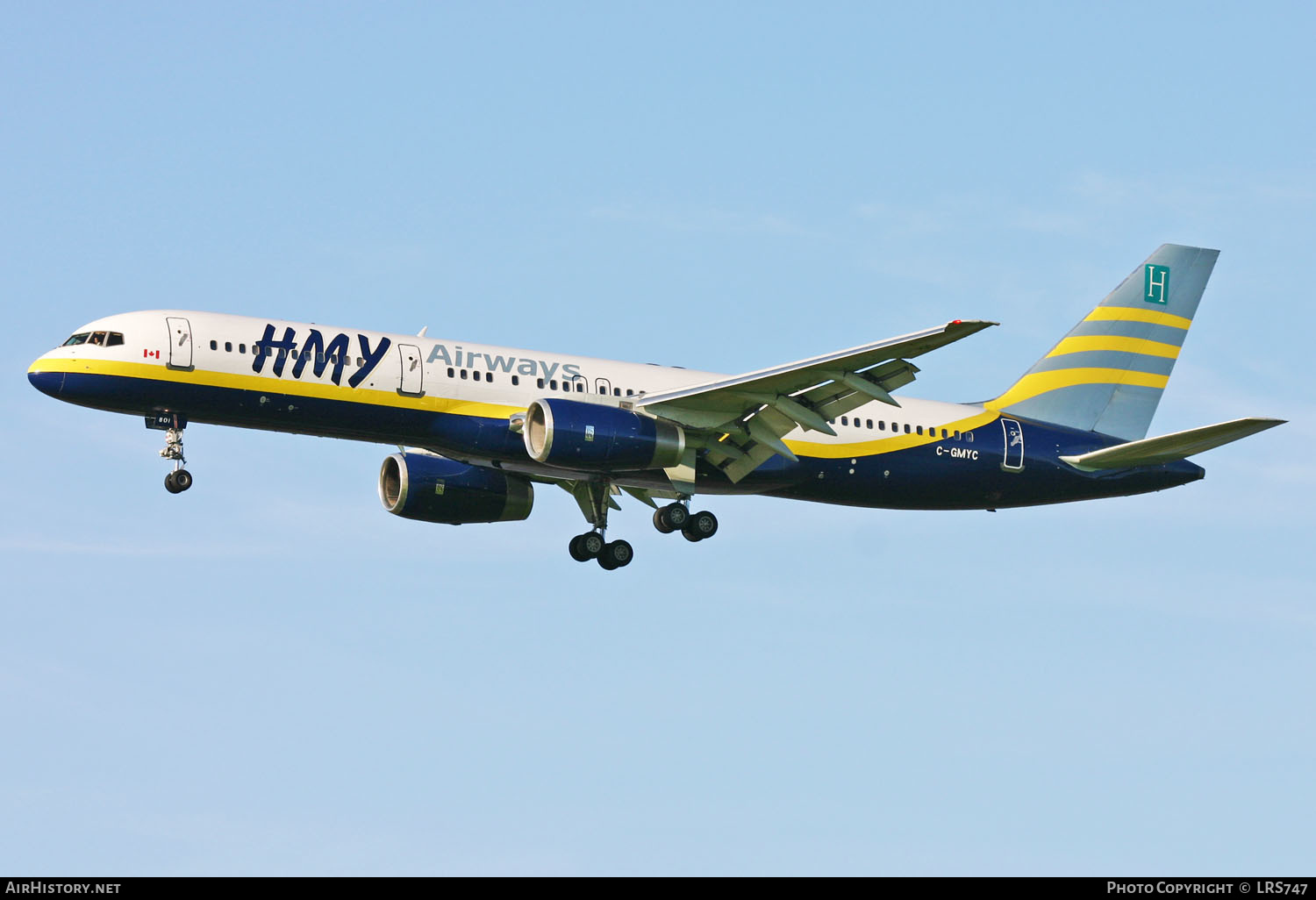 Aircraft Photo of C-GMYC | Boeing 757-258 | Harmony Airways - HMY Airways | AirHistory.net #249137