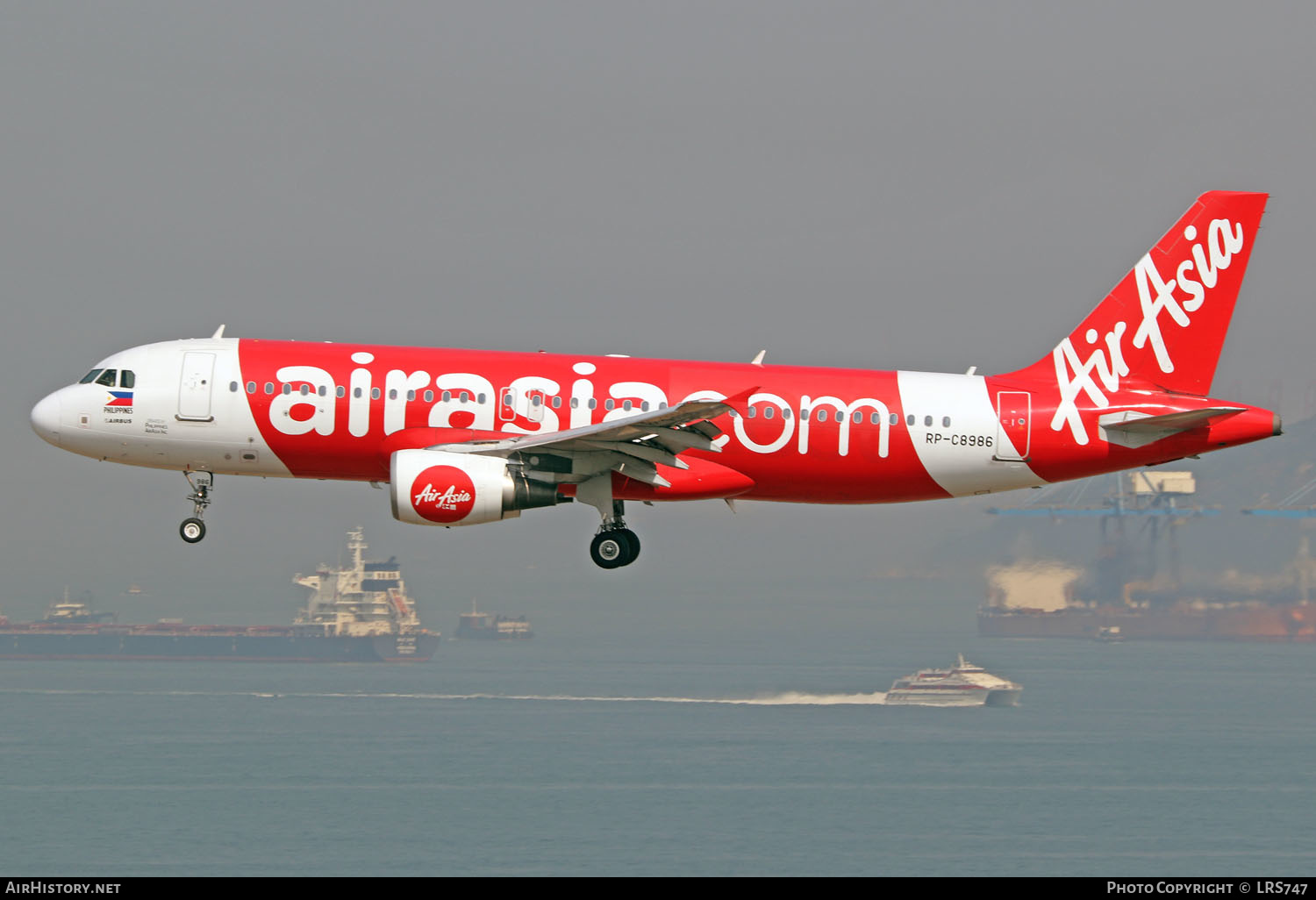 Aircraft Photo of RP-C8986 | Airbus A320-216 | AirAsia | AirHistory.net #249147