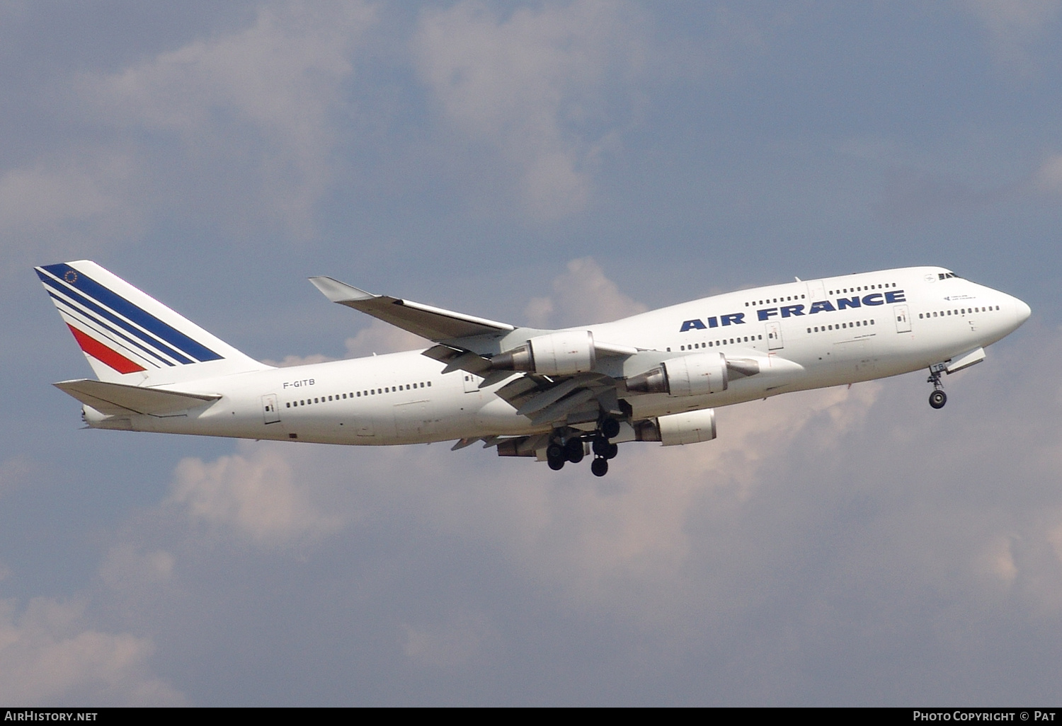 Aircraft Photo of F-GITB | Boeing 747-428 | Air France | AirHistory.net #249161