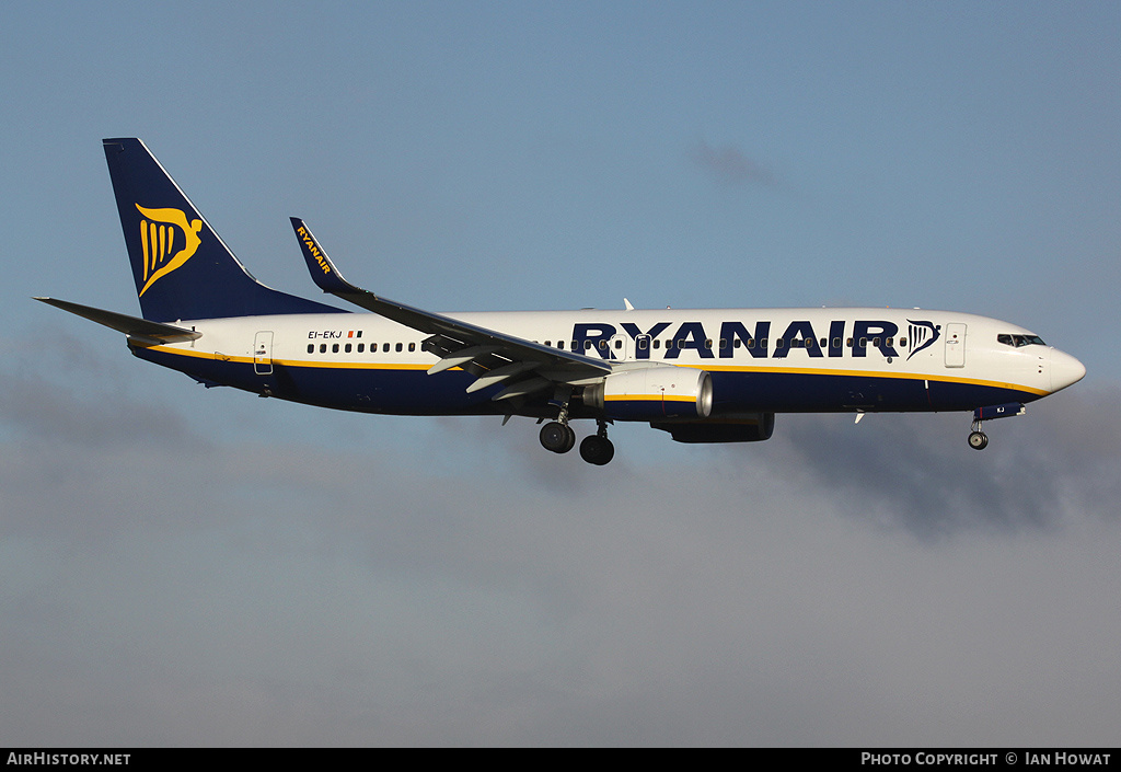Aircraft Photo of EI-EKJ | Boeing 737-8AS | Ryanair | AirHistory.net #249168
