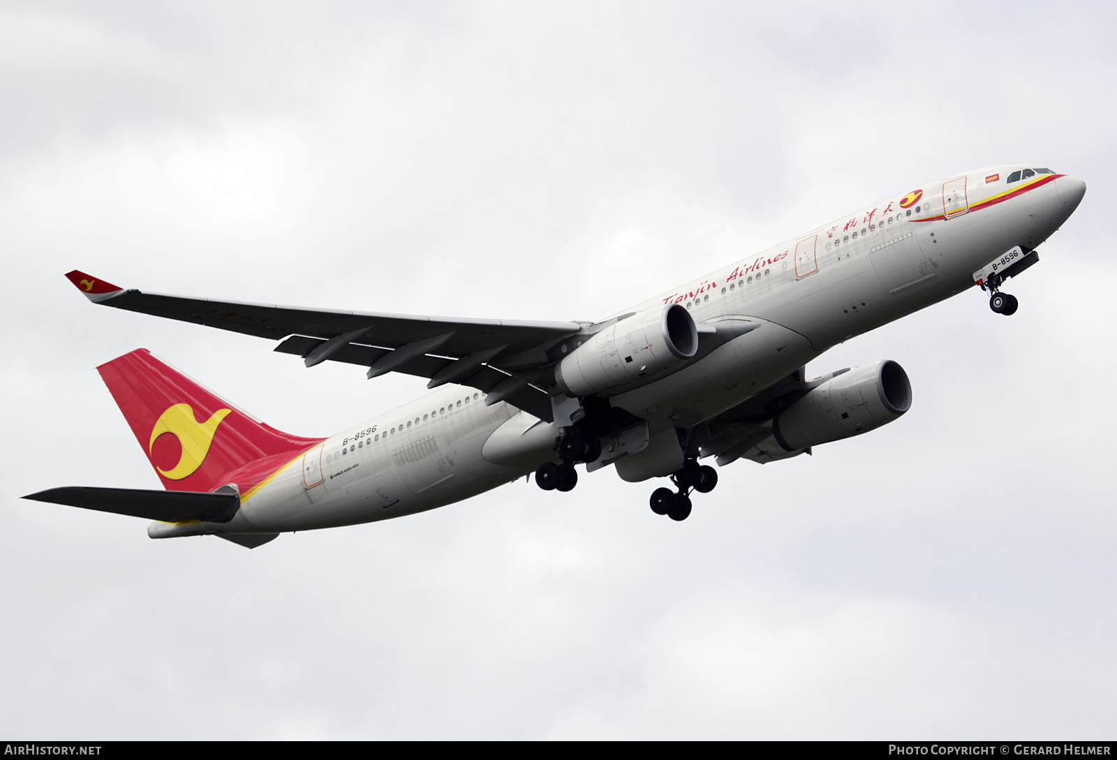 Aircraft Photo of B-8596 | Airbus A330-243 | Tianjin Airlines | AirHistory.net #249178