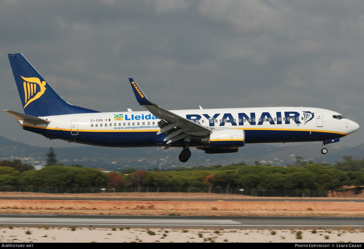 Aircraft Photo of EI-EBN | Boeing 737-8AS | Ryanair | AirHistory.net #249200