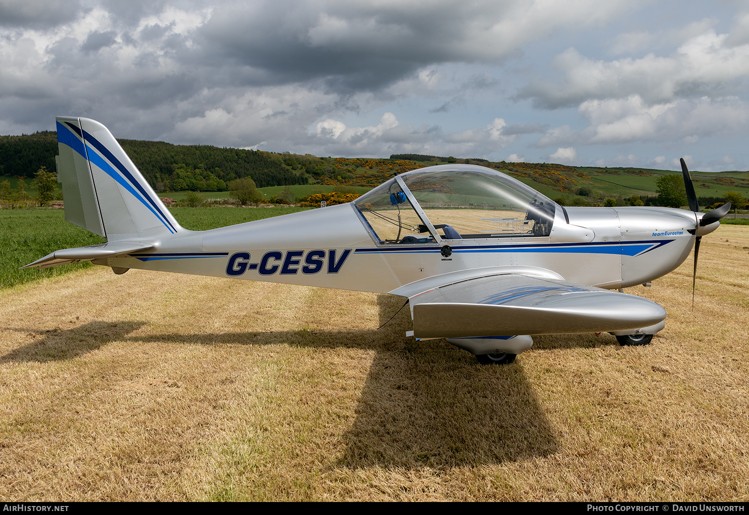 Aircraft Photo of G-CESV | Cosmik EV-97 TeamEurostar UK | AirHistory.net #249202