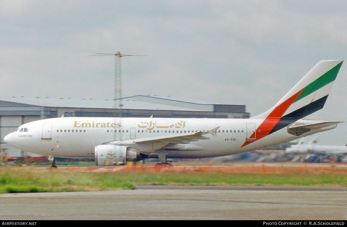 Aircraft Photo of A6-EKI | Airbus A310-308 | Emirates | AirHistory.net #249210