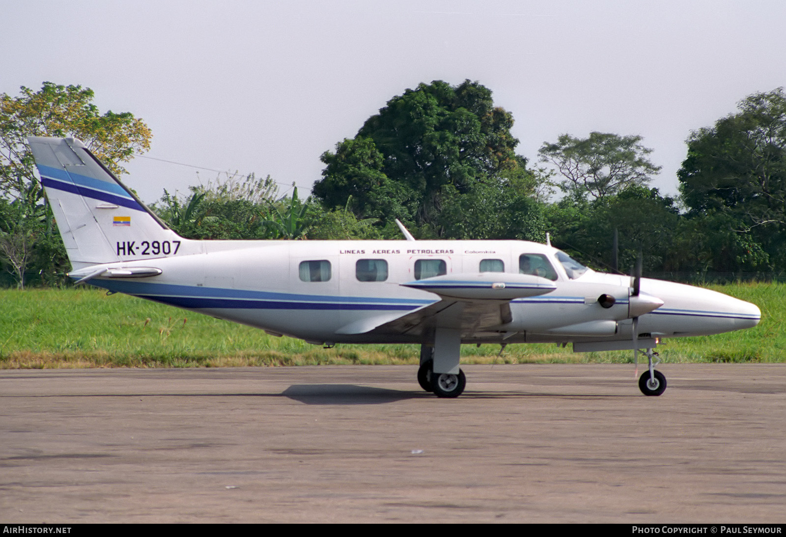 Aircraft Photo of HK-2907 | Piper PA-31T2-620 Cheyenne IIXL | LAP - Líneas Aéreas Petroleras | AirHistory.net #249220