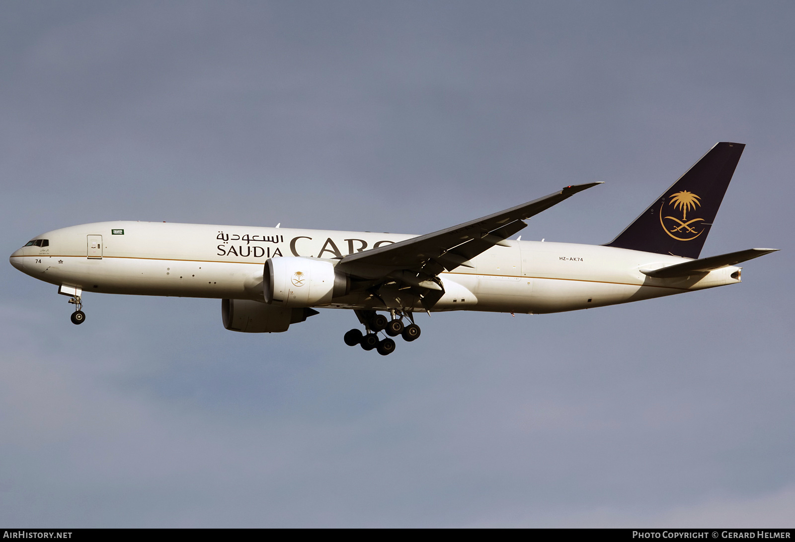 Aircraft Photo of HZ-AK74 | Boeing 777-FFG | Saudia - Saudi Arabian Airlines Cargo | AirHistory.net #249229