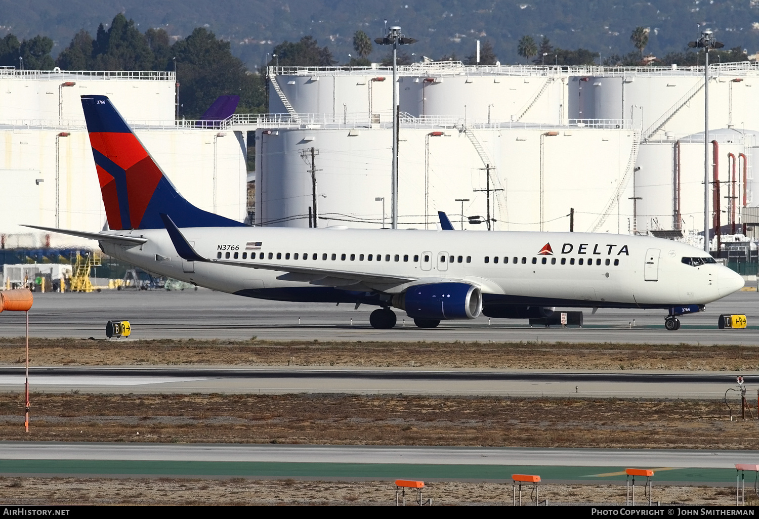 Aircraft Photo of N3766 | Boeing 737-832 | Delta Air Lines | AirHistory.net #249231